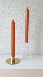 2 kanderen kaarsen dinerkaars xenos hema, Ophalen of Verzenden, Zo goed als nieuw, Overige materialen, Minder dan 25 cm
