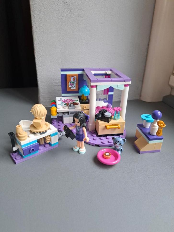 Lego Friends 41342 Emma's luxe slaapkame- Compleet met doos!, Kinderen en Baby's, Speelgoed | Duplo en Lego, Zo goed als nieuw