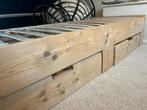 Gratis Steigerhout bed , 195/200cmx 90, Ophalen, 90 cm, Eenpersoons, Steigerhout