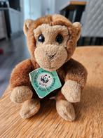 Aapjes knuffel met geluid Wereld Natuur Fonds, Ophalen of Verzenden, Zo goed als nieuw, Overige typen