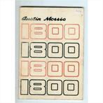 Austin Morris 1800 Instructieboekje 1973 #2 Engels, Ophalen of Verzenden