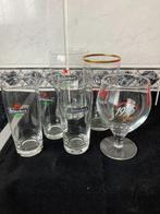 Heineken 6 bierglazen | 5 soorten 4 maten | mancave, Ophalen of Verzenden, Zo goed als nieuw, Glas of Glazen, Overige merken