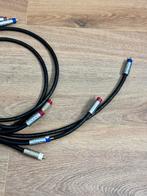 3 paar Ramm Audio Elite 8 OCC Interconnects - Topkabels!, Ophalen of Verzenden, Zo goed als nieuw, Minder dan 2 meter, Interlink-kabel