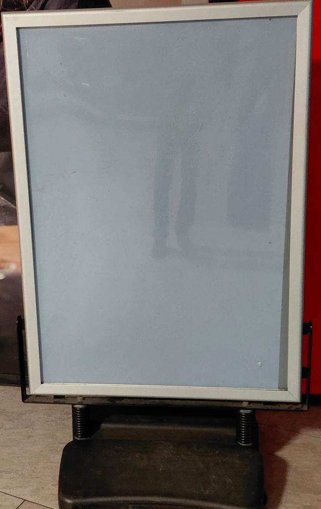 Stoepbord/ Reclamebord A0  2 stuks, Verzamelen, Merken en Reclamevoorwerpen, Gebruikt, Reclamebord, Ophalen