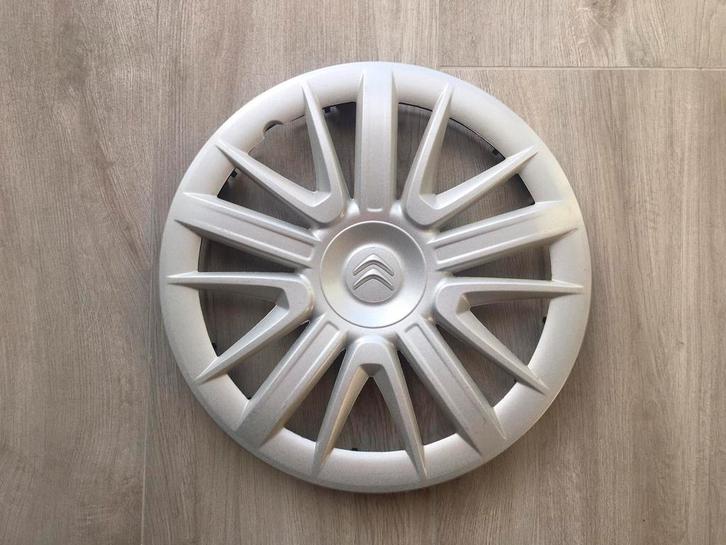 1 wieldop Citroën 15 inch o.a. C3, C4, Berlingo, Auto diversen, Wieldoppen, Gebruikt, Ophalen of Verzenden