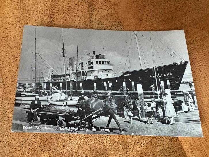 Ansichtkaart Rederij Doeksen Terschelling Sleepboot Holland, Verzamelen, Scheepvaart, Gebruikt, Ophalen of Verzenden