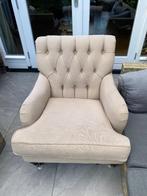 Fauteuil gecapitonneerd, Ophalen, Gebruikt, Stof