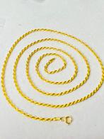 Gouden ketting - rope chain - 14 karaat, Ophalen of Verzenden, Zo goed als nieuw, Goud
