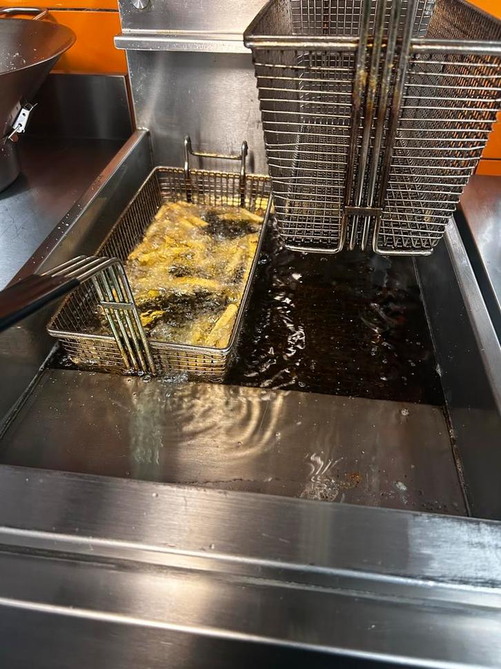 CombiSteal Gasfriteuse 1x21L - Horeca, Zakelijke goederen, Horeca | Keukenapparatuur, Fornuis, Frituur en Grillen, Gebruikt, Ophalen of Verzenden