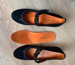 Footnotes ZGAN zwart nubuck leren sandalen mt 40,5, Pumps, Zwart, Ophalen of Verzenden, Zo goed als nieuw