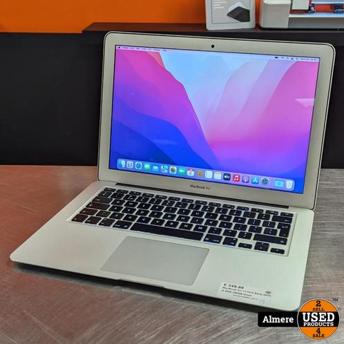 MacBook Air 13 Inch Early 2015 i5 8GB 256GB Zilver, Computers en Software, Apple Macbooks, Zo goed als nieuw