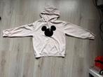 Hoodie  met Mickey Mouse print, Kleding | Dames, Ophalen of Verzenden, Zo goed als nieuw, Maat 34 (XS) of kleiner, Beige