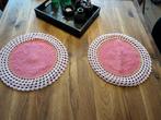 Setje placemats gehaakt roze goud, Info@kinderworkshops-petra-dongen.nl, Nieuw, Kinderworkshops Petra, P. Gillisstraat