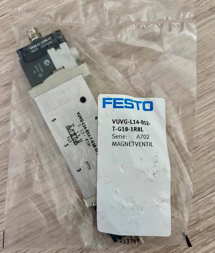 FESTO - VUVG Magneetventiel - 5/2 Bi - 574230, Hobby en Vrije tijd, Elektronica-componenten, Nieuw, Ophalen of Verzenden