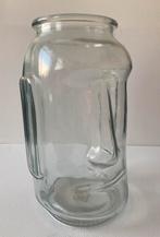 Glazen vaas in de vorm van een gezicht  H35cm Dia14 cm, Ophalen, Overige kleuren, Minder dan 50 cm, Glas