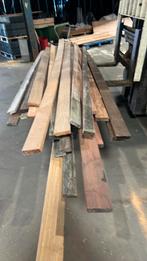 Hardhouten latten van € 0,50 p.m  lengte 2-3 m #OPRUIMING#, Ophalen, Nieuw, Planken