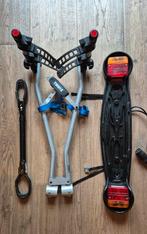 Fietsendrager + Adapter + Lightboard kentekenplaathouder, Gebruikt, Ophalen of Verzenden, 2 fietsen, Trekhaakdrager