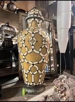 Imposante Moorse Vaas met Been- en Houtinleg, 102cm, Ophalen of Verzenden