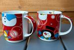 2 Kerstmokken L. Dake & Z'n - Goede Staat, Huis en Inrichting, Keuken | Servies, Gebruikt, Keramiek, Ophalen of Verzenden, Overige stijlen