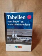 R. Blok - Tabellen voor bouw- en waterbouwkundigen, Boeken, Bouwkunde, Ophalen of Verzenden, Zo goed als nieuw, R. Blok