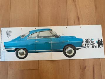 NSU Sportprinz Coupé  -  Folder - Brochure uit 1965 beschikbaar voor biedingen