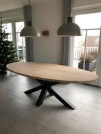 Mooie massief eiken eettafels ovaal, rond, Deens , boomkant, Huis en Inrichting, Tafels | Eettafels, Ophalen of Verzenden, Nieuw