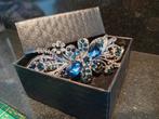 Elegante haarclip, Ophalen of Verzenden, Nieuw, Blauw, Overige materialen