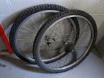 MTB wielen 26 inch shimano naven, Fietsen en Brommers, Fietsonderdelen, Ophalen, Gebruikt, Mountainbike, Wiel