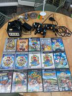 Zeer nette gamecube met 15 spellen., Avontuur en Actie, Ophalen of Verzenden, Zo goed als nieuw, Gekoppelde computers