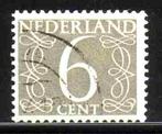 Nederland 1946 466 Cijfer 6c, Gest, Postzegels en Munten, Postzegels | Nederland, Na 1940, Verzenden, Gestempeld