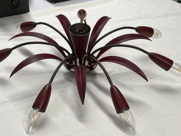 Plafondlamp Ott Leuchten - Duitsland, circa 1950 , 7- arms beschikbaar voor biedingen