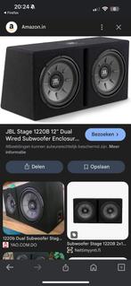 Jbl stage 1220B + versterker combi, Auto diversen, Autospeakers, Ophalen of Verzenden, Zo goed als nieuw