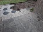 Terras tegels gratis af te halen, Tuin en Terras, Ophalen, Zo goed als nieuw, 10 m² of meer, Beton