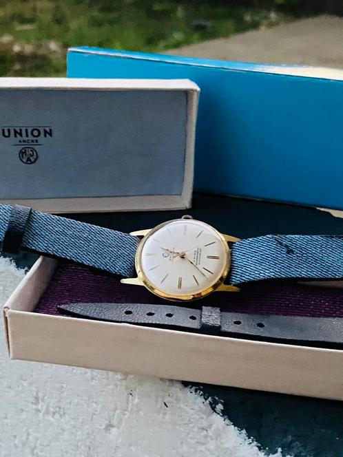 Ancre Goupilles Handopwinder + Originelen doosje, Sieraden, Tassen en Uiterlijk, Horloges | Heren, Gebruikt, Polshorloge, Overige merken