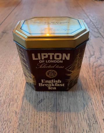 Te koop: Lipton Theeblik – London English Breakfast Tea beschikbaar voor biedingen