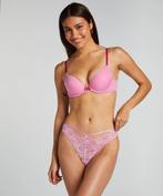 Hunkemöller Brazilian Abby Roze maat XS tm XL (922), Hunkemöller, Ophalen of Verzenden, Roze, Slip