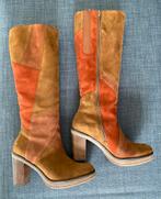 GABOR 70s retro suede laarzen-38.5🍁🍂nieuwstaat, Hoge laarzen, Gabor, Nieuw, Oranje