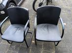 Prachtige leren vergaderstoelen, Huis en Inrichting, Stoelen, Ophalen of Verzenden, Zo goed als nieuw, Twee