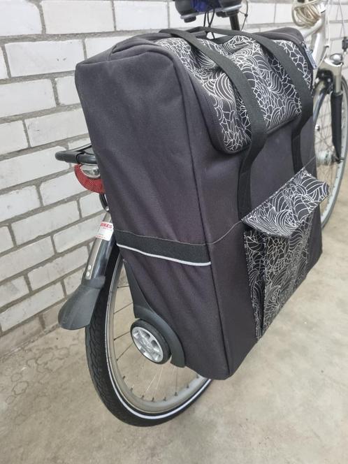 3 in 1 :   FORSE boodschappentas    +   fietstas   + trolley, Fietsen en Brommers, Fietsaccessoires | Fietstassen, Gebruikt, Ophalen of Verzenden