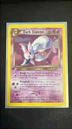 Dark Espeon 1st Edition Near Mint 4/101, Ophalen of Verzenden, Zo goed als nieuw, Losse kaart, Foil