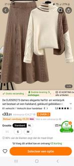 Dames Winterset - Trui & Rok, Kleding | Dames, Bruin, Nieuw, Ophalen of Verzenden, Onbekend