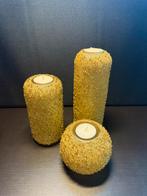 Theelichthouder set van 3, Overige materialen, Overige kleuren, Nieuw, Ophalen of Verzenden