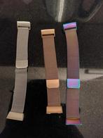 Fitbit Charge 4 Milanese Bandjes - Zilver, Goud, Regenboog, Ophalen of Verzenden, Gebruikt, Zilver, Staal