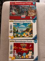 Pokemon puzzels, Ophalen, Meer dan 50 stukjes, Zo goed als nieuw, 6 jaar of ouder