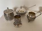 Douwe Egberts Verzilverde Set, Antiek en Kunst, Ophalen of Verzenden, Zilver