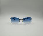 Cartier cateye bril blauw, Sieraden, Tassen en Uiterlijk, Zonnebrillen en Brillen | Heren, Overige merken, Blauw, Nieuw, Ophalen of Verzenden