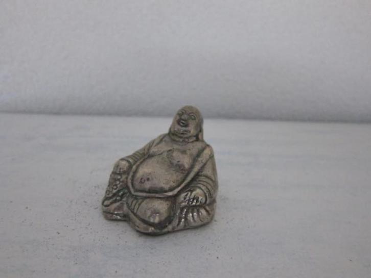 Brons verzilverde keizer uit china budha buddha boeddha, Huis en Inrichting, Woonaccessoires | Boeddhabeelden, Nieuw, Ophalen of Verzenden