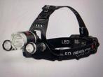 Oplaadbare hoofdlamp 500 lumen, Caravans en Kamperen, Zaklampen, Ophalen of Verzenden, Nieuw, Batterij