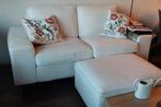 Witte tweezitsbank met afneembare hoes van IKEA KIVIK, Huis en Inrichting, Banken | Bankstellen, Ophalen, Gebruikt, 150 tot 200 cm