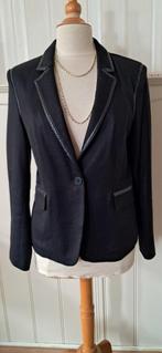 Stijlvol zwart jasje met leren details EXPRESSO, Maat 38/40 (M), EXPRESSO, N.v.t., Ophalen of Verzenden